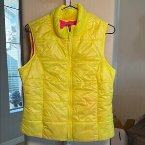 Jenni by Jennifer Moore Pink and Yellow Vest
